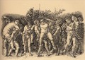 バッカナールとシレヌス ルネサンスの画家アンドレア・マンテーニャ